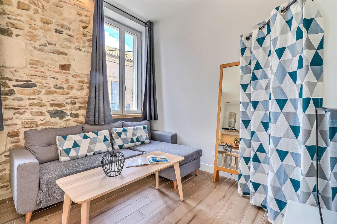 Ferienwohnung Appart Cosy Terrasse Gare De Nîmes Exterior foto
